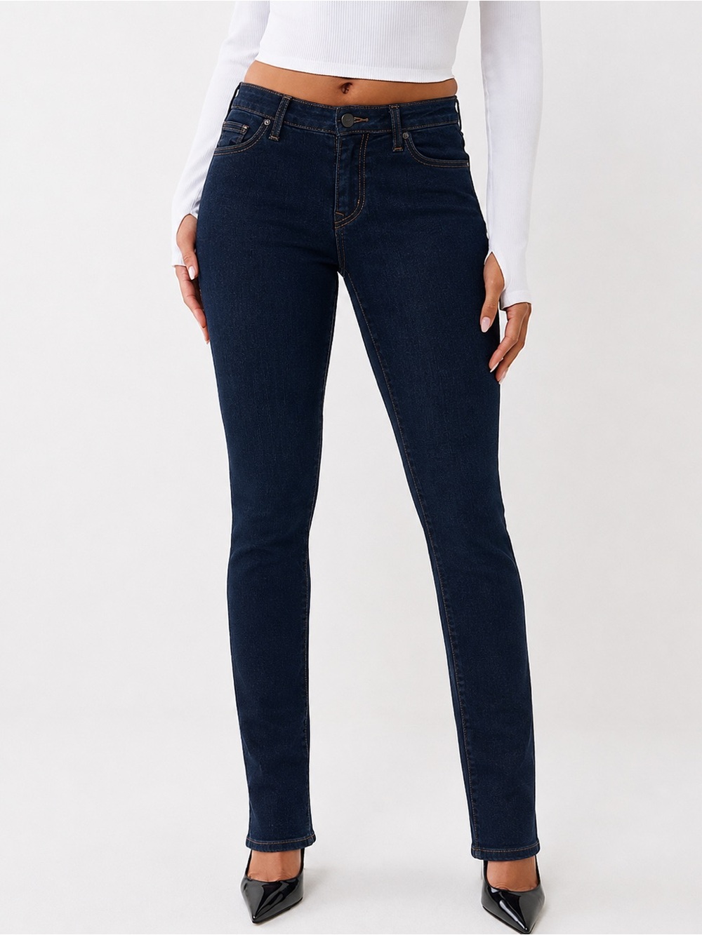 Levi Strauss & Co Dark Wash Skinny Jeans W30 L32